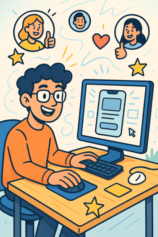 User-focused development illustration